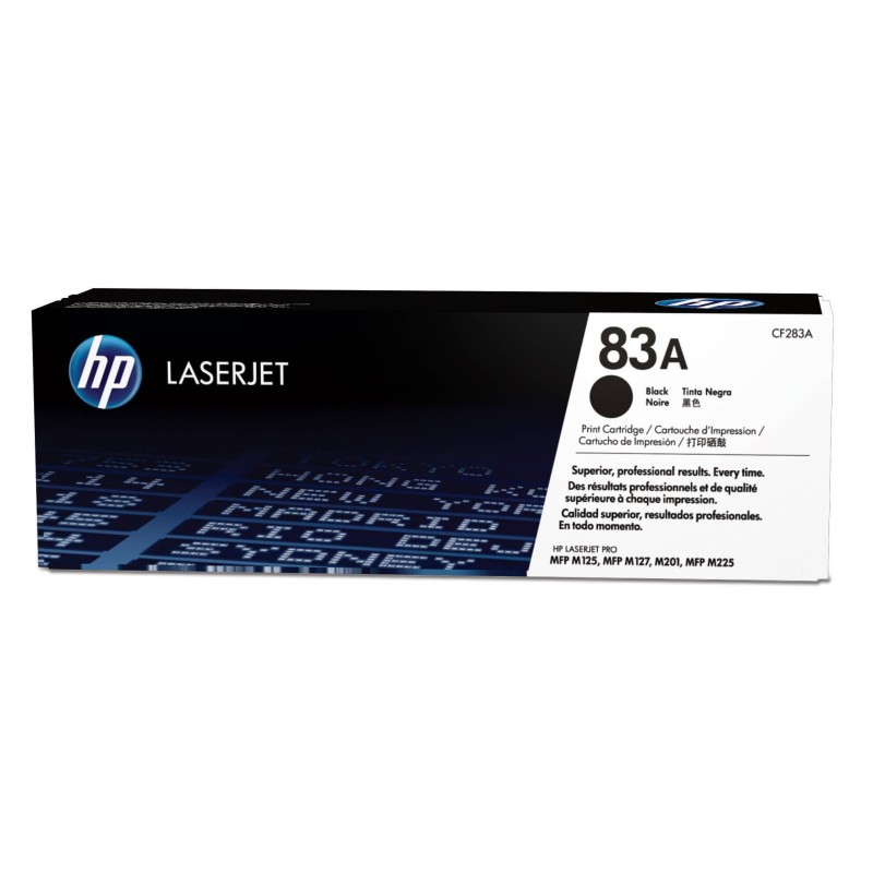 HP Original 83A / CF283AD Toner Nero, Confezione doppia
