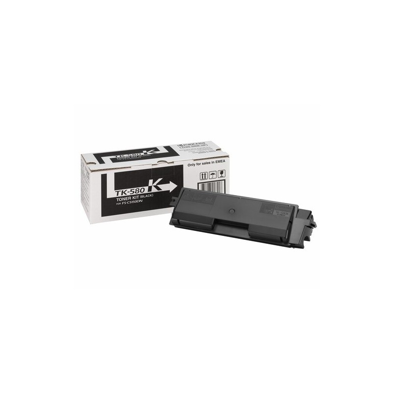 Kyocera Original TK-580K Toner schwarz (1T02KT0NL0)