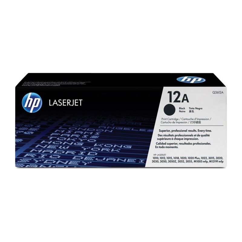 HP Original 12A (Q2612A) Toner Nero