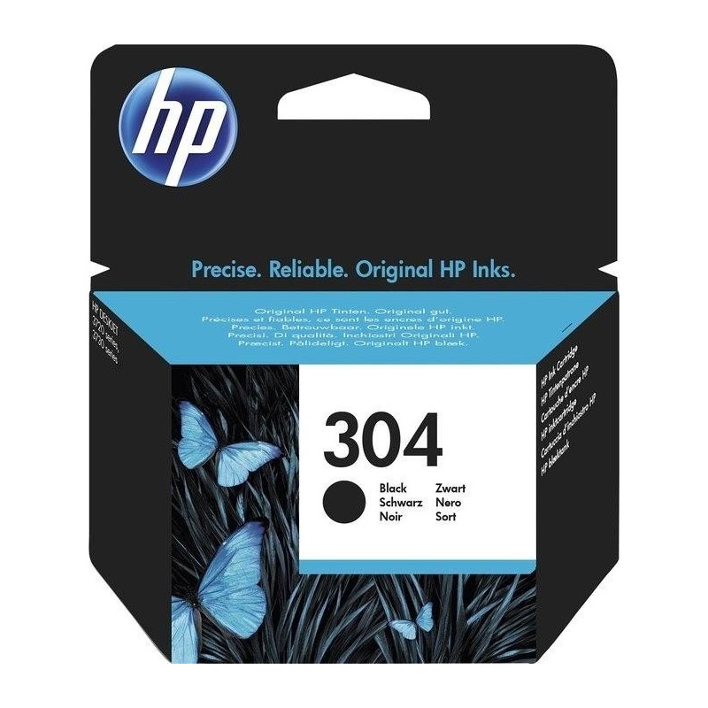 HP Original N9K06AE / 304 Cartuccia d’inchiostro Nero