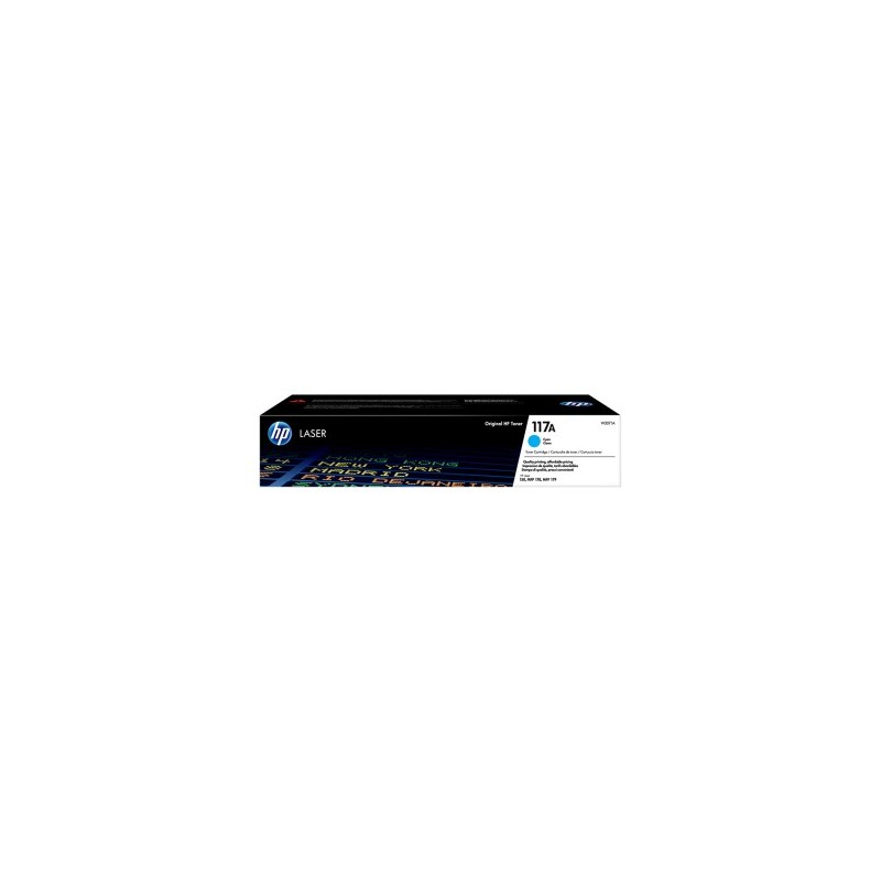 HP Original W2071A / 117A Toner Ciano