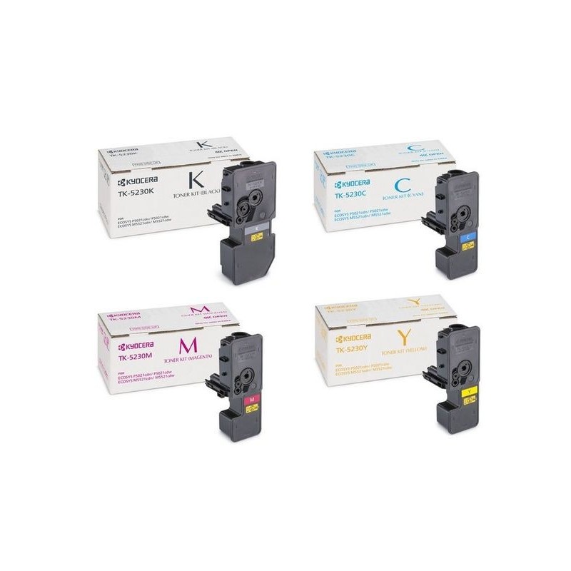 Kyocera Original TK-5230 Toner Multipack/Multipack (CMYK)