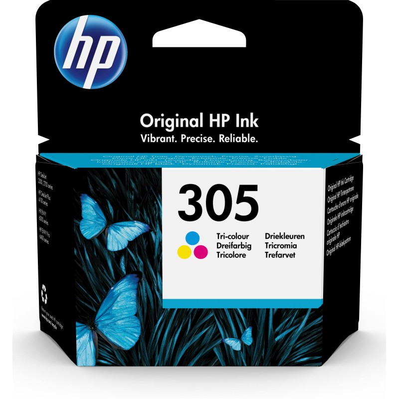 HP Original 3YM60AE / 305 Cartuccia Color (Tricolore)