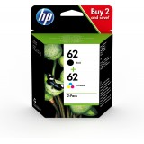 Original HP N9J71AE / 62 Cartuccia d’inchiostro Multipack
