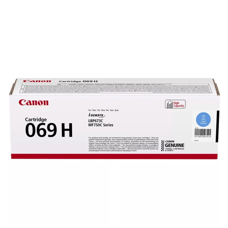 Canon Original 069H (5097C002) Toner Ciano