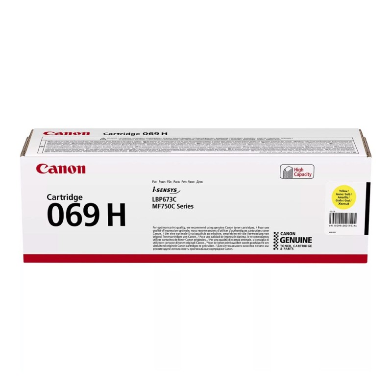 Canon Original 069H (5095C002) Toner Giallo