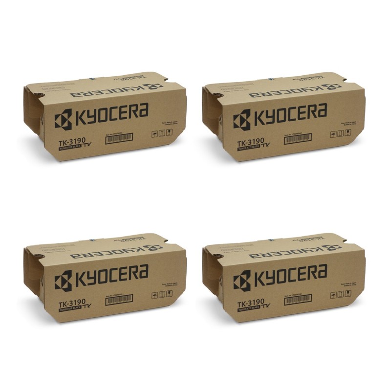 Kyocera Original 1T02T60NL0 / TK-3190 Toner Nero 3 pezzi Multipack