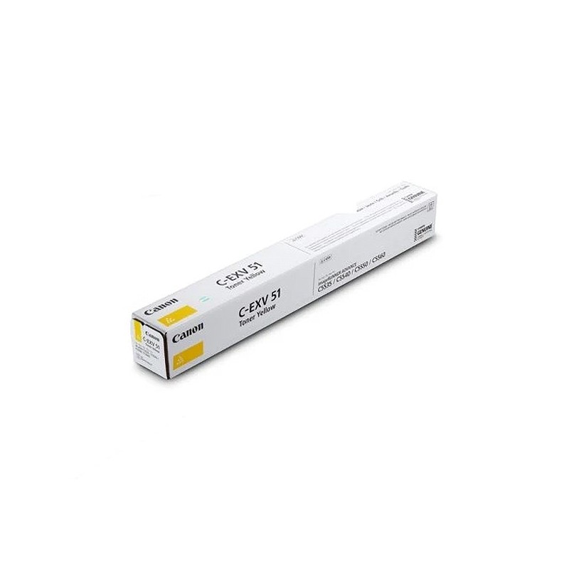 Canon Original C-EXV51 Toner Giallo (0484C002)