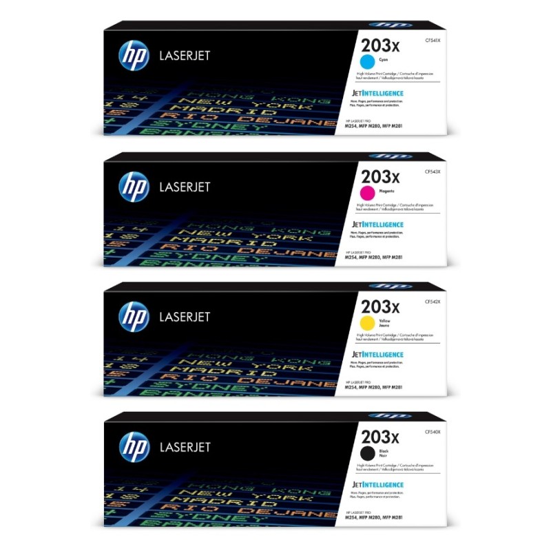 HP Original 203X Toner Multipack CMYK