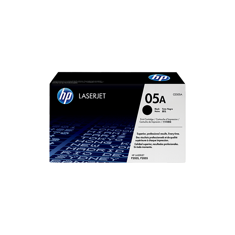 HP Original CE505A / 05A Toner Nero