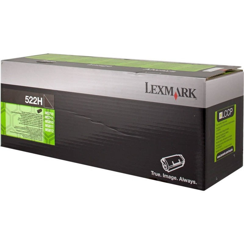 Orginal Lexmark 522H Schwarz Toner (52D2H00)