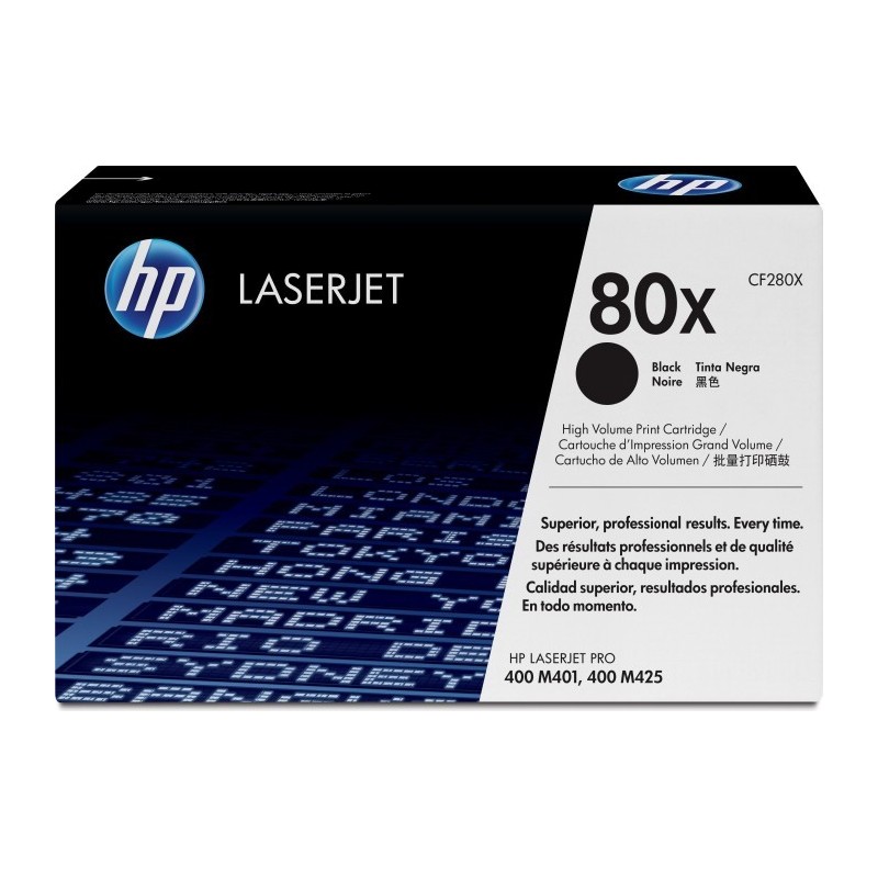 HP Original 80X (CF280X) Toner Nero