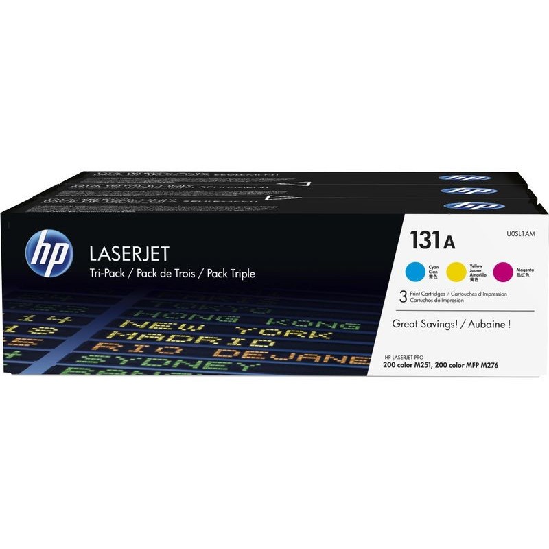 HP Original 131A Toner Multipack / Tricolore (CMY)