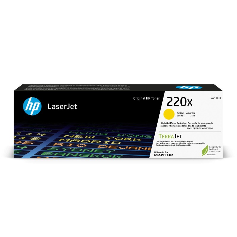 HP Original 220X (W2202X) Toner Giallo